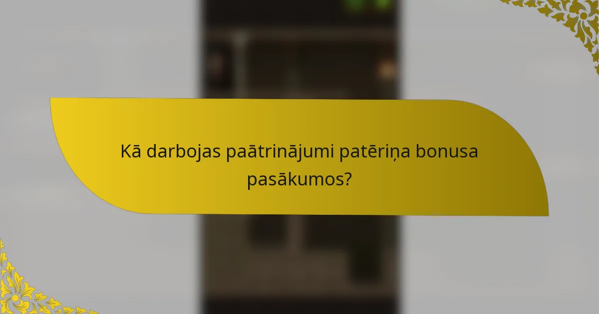 Kā darbojas paātrinājumi patēriņa bonusa pasākumos?