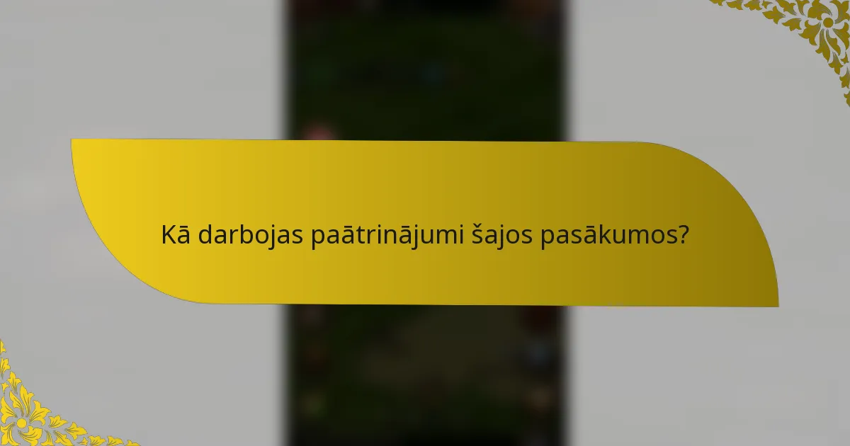 Kā darbojas paātrinājumi šajos pasākumos?