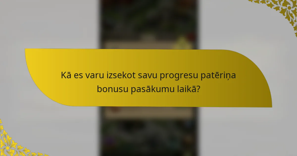 Kā es varu izsekot savu progresu patēriņa bonusu pasākumu laikā?