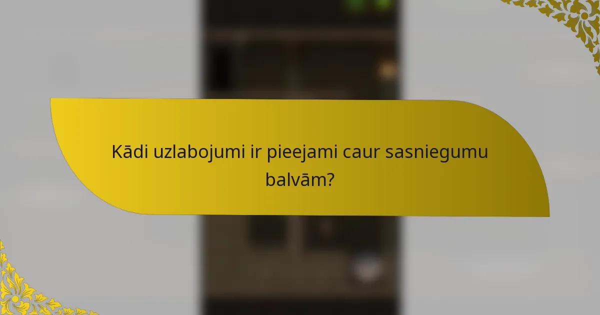 Kādi uzlabojumi ir pieejami caur sasniegumu balvām?